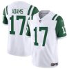 Men's New York Jets #17 Davante Adams White 2024 Classic Alternate Vapor F.U.S.E. Limited Stitched Football Jersey