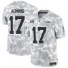 Men's New York Jets #17 Davante Adams 2024 F.U.S.E. Arctic Camo Salute to Service Limited Football Stitched Jersey
