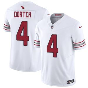 Men's Arizona Cardinals #4 Greg Dortch White 2024 F.U.S.E. Jersey