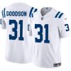 Men's Indianapolis Colts #31 Tyler Goodson White 2024 F.U.S.E. Jersey