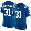 Men's Indianapolis Colts #31 Tyler Goodson Blue 2024 F.U.S.E. Jersey