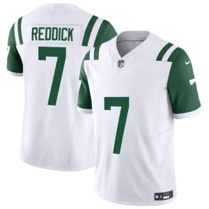Men's New York Jets #7 Haason Reddick White 2024 Classic Alternate Vapor F.U.S.E. Limited Football Stitched Jersey