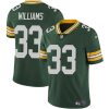 Men's Green Bay Packers #33 Evan Williams Green Vapor Untouchable Limited Football Stitched Jersey