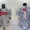 Men's Houston Texans #1 Stefon Diggs Arctic Camo 2024 Salute to Service Stitched Baseball Jerseys