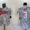Men's Houston Texans #3 Tank Dell Arctic Camo 2024 Salute to Service Stitched Baseball Jersey