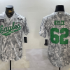 Men's Philadelphia Eagles #62 Jason Kelce Arctic Camo 2024 Salute to Service Stitched Baseball Jersey