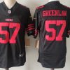 Men's San Francisco 49ers #57 Dre Greenlaw Black 2024 F.U.S.E. Jersey