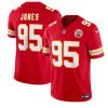 Men?s Kansas City Chiefs #95 Chris Jones Red 2024 F.U.S.E Vapor Untouchable Limited Stitched Football Jersey