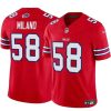 Men's Buffalo Bills #58 Matt Milano Red 2024 F.U.S.E. Vapor Untouchable Limited Stitched Football Jersey