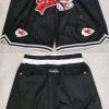 Men's Kansas City Chiefs Black Shorts (Run Small)