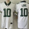 Men's Green Bay Packers #10 Jordan Love White 2023 FUSE Limited Stitched Jersey