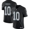 Men's Las Vegas Raiders #10 Desmond Ridder Black 2024 Vapor Stitched Football Jersey