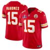 Men?s Kansas City Chiefs #15 Patrick Mahomes Red F.U.S.E. Super Bowl LVIII Patch Vapor Untouchable Limited Football Stitched Jersey