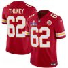 Men?s Kansas City Chiefs #62 Joe Thuney Red 2024 F.U.S.E. Super Bowl LVIII Patch Vapor Untouchable Limited Football Stitched Jersey