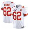 Men?s Kansas City Chiefs #62 Joe Thuney White 2024 F.U.S.E. Super Bowl LVIII Patch Vapor Untouchable Limited Football Stitched Jersey