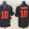 Men's Kansas City Chiefs #10 Isiah Pacheco Black Vapor Untouchable Limited Football Stitched Jersey