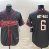 Men's Tampa Bay Buccaneers #6 Baker Mayfield Grey Cool Base Baseball Stitched Jersey