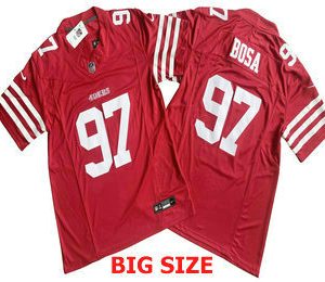 Men's San Francisco 49ers #97 Nick Bosa Limited Red FUSE Vapor Jersey