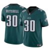 Men's Philadelphia Eagles #30 Quinyon Mitchell Green 2024 Draft F.U.S.E Vapor Untouchable Limited Football Stitched Jersey