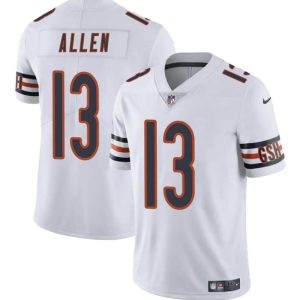 Men's Chicago Bears #13 Keenan Allen White Vapor Football Stitched Jersey