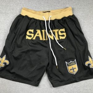 Men's New Orleans Saints Black Just Don Shorts