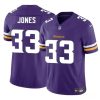 Men's Minnesota Vikings #33 Aaron Jones Purple F.U.S.E. Vapor Untouchable Limited Football Stitched Jersey