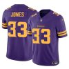 Men's Minnesota Vikings #33 Aaron Jones Purple F.U.S.E. Color Rush Vapor Untouchable Limited Football Stitched Jersey