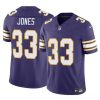Men's Minnesota Vikings #33 Aaron Jones Purple F.U.S.E. Vapor Untouchable Throwback Limited Football Stitched Jersey