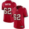 Men's Tampa Bay Buccaneers #62 Graham Barton Red 2024 Draft Vapor Limited Football Stitched Jersey