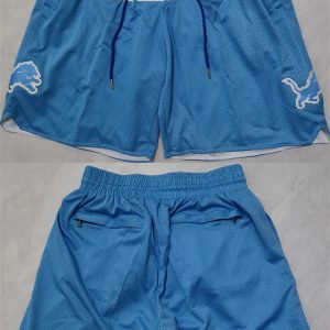 Men's Detroit Lions Blue Shorts