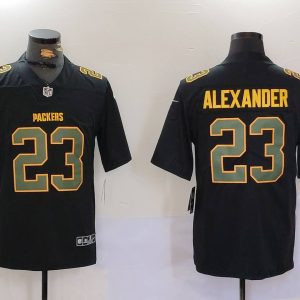 Men's Green Bay Packers #23 Jaire Alexander Limited Black Fashion Vapor Jersey