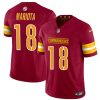 Men's Washington Commanders #18 Marcus Mariota Burgundy 2024 F.U.S.E Vapor Limited Stitched Football Jersey