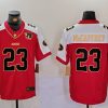 Men's San Francisco 49ers #23 Christian McCaffrey Red F.U.S.E. Mexico With Gate Bridge Patch Vapor Limited Stitched Football Jersey