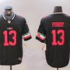 Men's San Francisco 49ers #13 Brock Purdy Black F.U.S.E. Mexico Vapor Limited Stitched Football Jersey