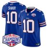Men's Buffalo Bills #10 Khalil Shakir Royal F.U.S.E. 2024 AFC East Division Champions Jersey