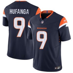 Men's Denver Broncos #9 Talanoa Hufanga Navy 2025 F.U.S.E. Alternate Vapor Limited Football Stitched Jersey