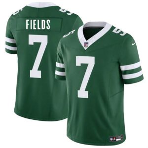 Men's New York Jets #7 Justin Fields Green 2025 F.U.S.E. Vapor Untouchable Limited Football Stitched Jersey