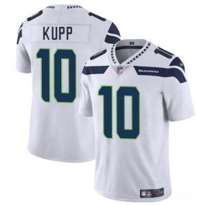 Men's Seattle Seahawks #10 Cooper Kupp White 2025 Vapor Limited Football Stitched Jersey