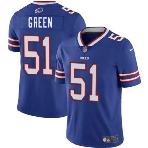 Men's Buffalo Bills #51 Kendrick Green Blue 2025 Vapor Untouchable Limited Football Stitched Jersey