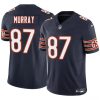 Men's Chicago Bears #87 Jordan Murray Navy 2025 F.U.S.E. Vapor Football Stitched Jersey