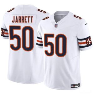 Men's Chicago Bears #50 Grady Jarrett White 2025 F.U.S.E. Vapor Football Stitched Jersey