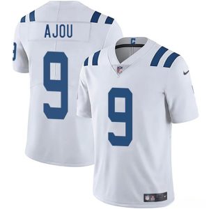 Men's Indianapolis Colts #9 Ajou Ajou White 2025 Vapor Limited Football Stitched Jersey