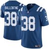 Men's Indianapolis Colts #38 Corey Ballentine Blue 2025 Vapor Limited Football Stitched Jersey