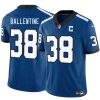 Men's Indianapolis Colts #38 Corey Ballentine Blue 2025 F.U.S.E. Throwback Vapor Limited Football Stitched Jersey