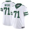 Men's New York Jets #71 Josh Myers White 2025 F.U.S.E.  Jersey