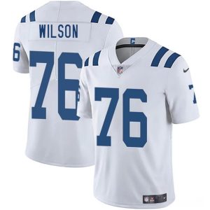 Men's Indianapolis Colts #76 Jack Wilson White 2025 Jersey