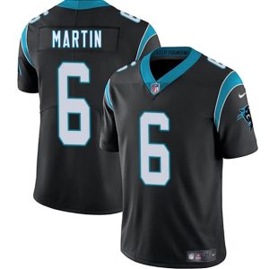 Men's Carolina Panthers #6 Sam Martin Black 2025 Jersey