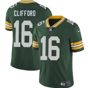Men's Green Bay Packers #16 Sean Clifford Green 2025  Jersey