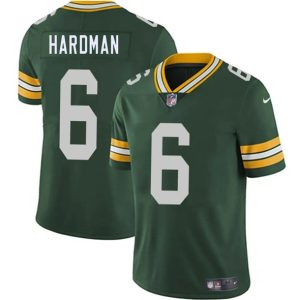 Men's Green Bay Packers #6 Mecole Hardman Green 2025  Jersey