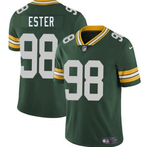 Men's Green Bay Packers #98 James Ester Green 2025  Jersey